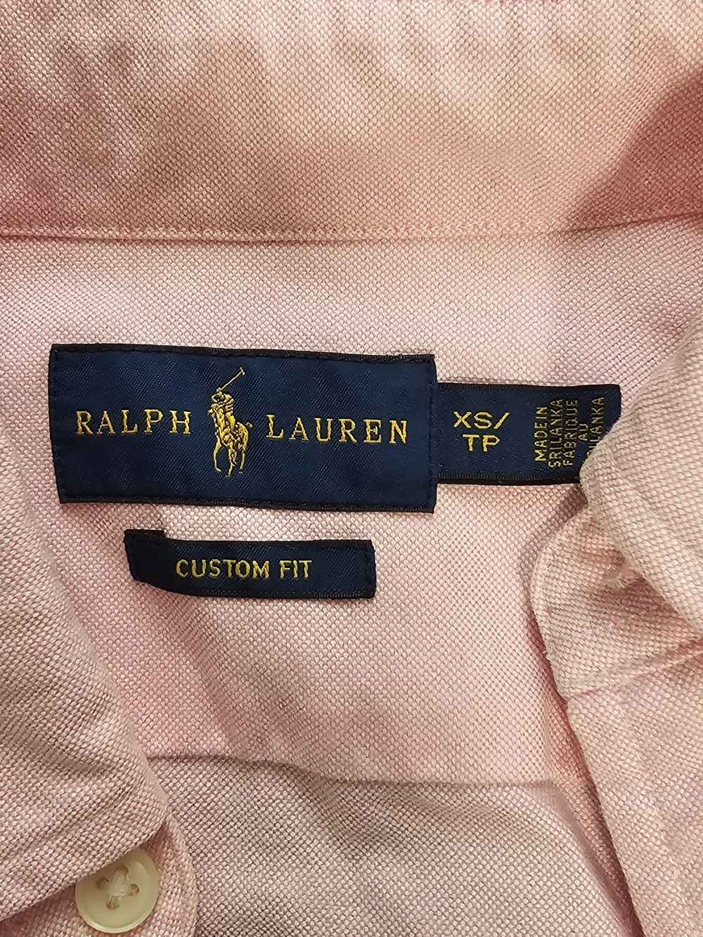 Women's Ralph Lauren Button-Down Oxford Shirt - Light Pink - Picture 5 of 6